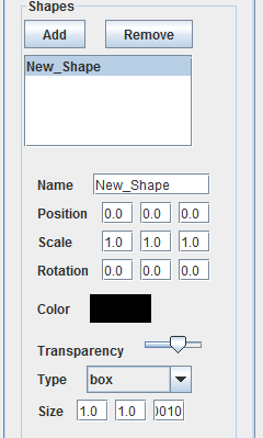 Edit the 3D properties of a body and add shapes to its representation